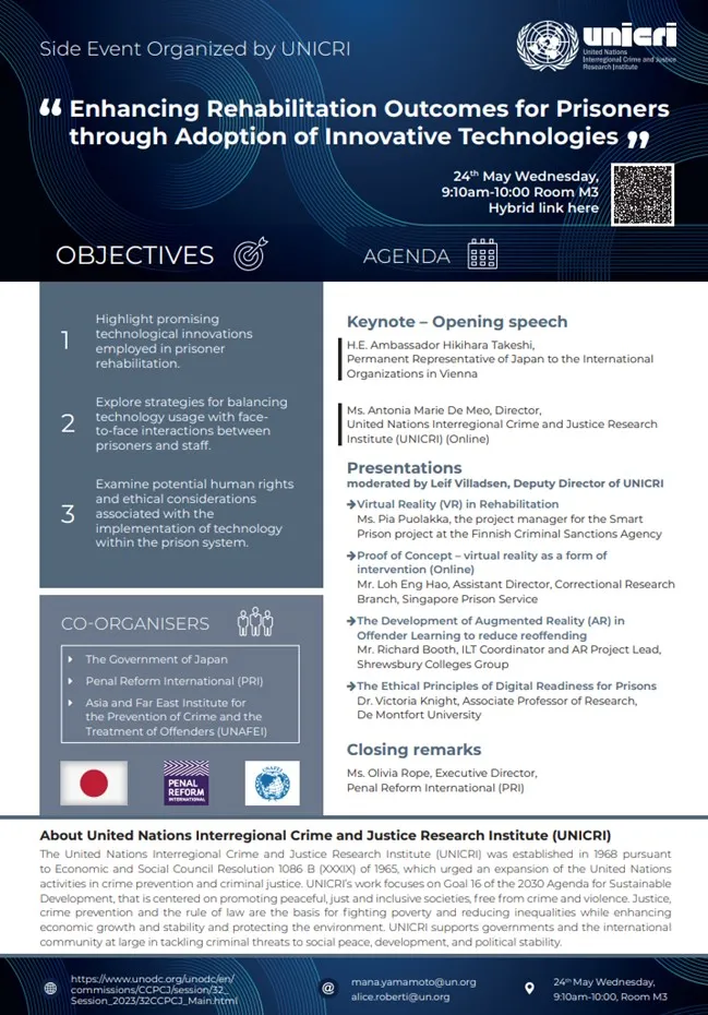 Innovative Technologies in Prisoner Rehabilitation 